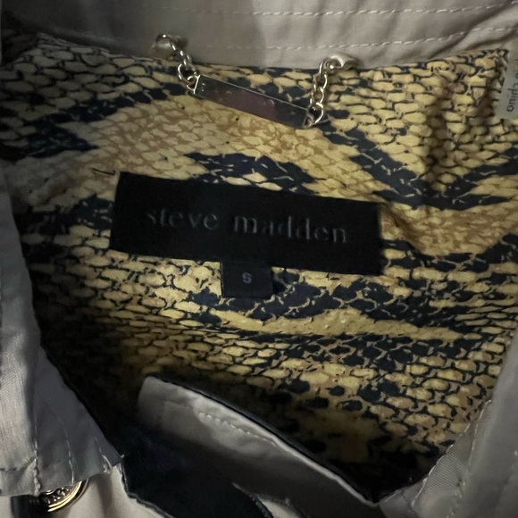 Steve Madden Faux Leather Trench Coat - Picture 5 of 5